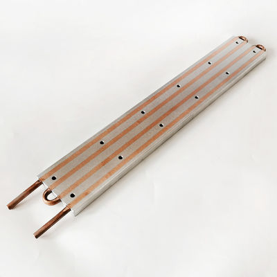 रस्टप्रूफ एनोडाइजिंग रेडिएटर हीट सिंक कोल्ड प्लेट 80x14x480mm