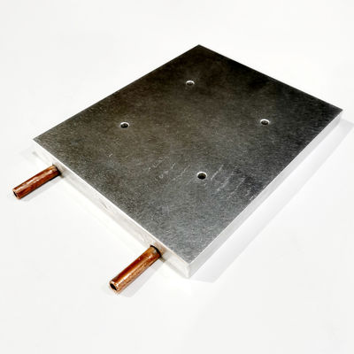 एंबेडेड कूपर रेडिएटर हीट सिंक प्लेट वाटर कूलिंग 120x12x150mm के लिए